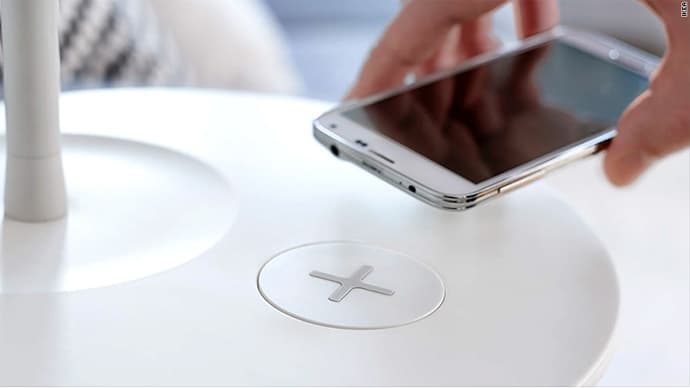 wireless charging tables
